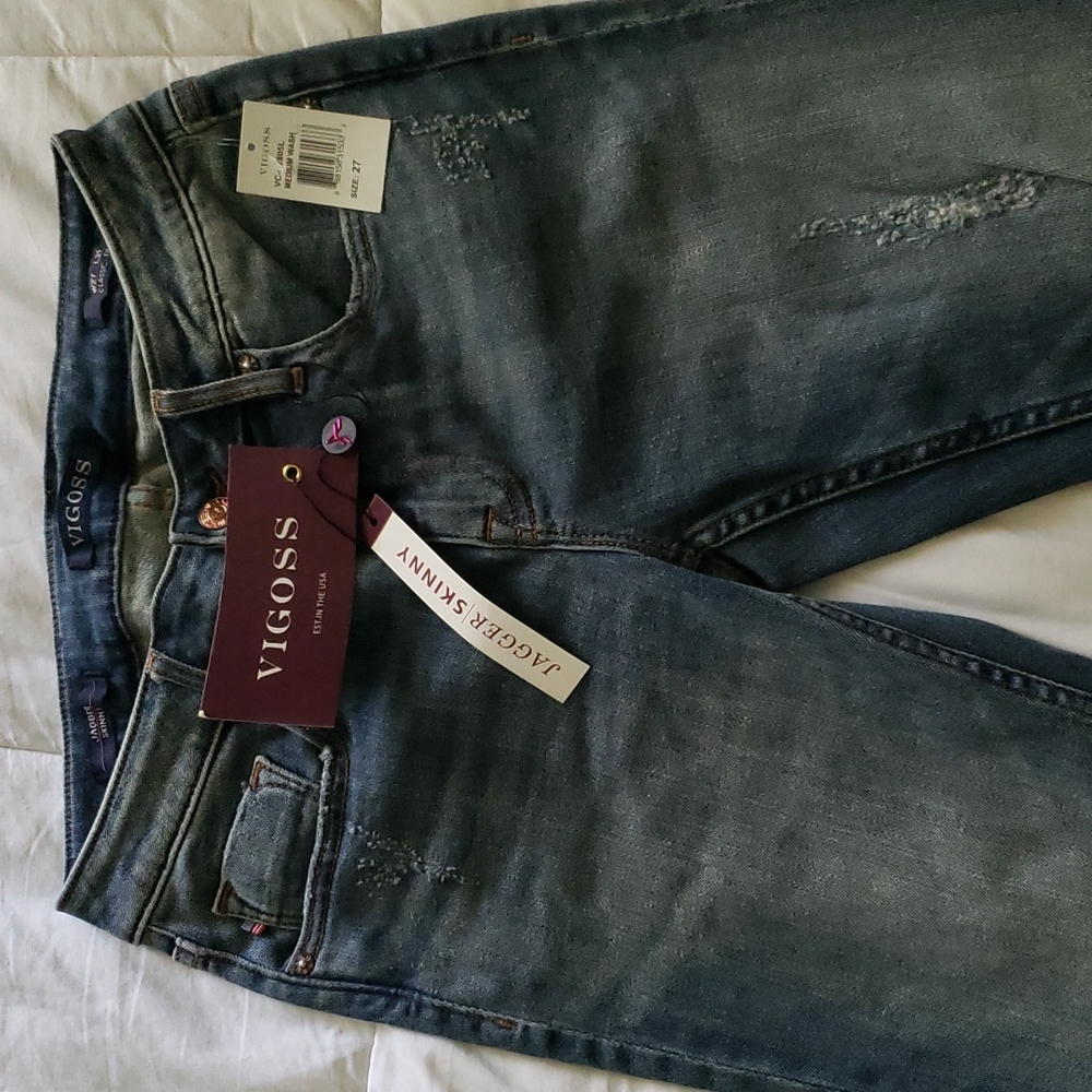 Vigoss jeans, Size 27, stretchy, Skinny, NWT